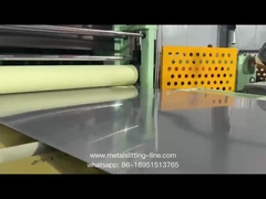 Verringerung der Kosten Steigerung der Produktion, vollautomatisches Schneiden von Metallblechen, ein Schlüsselstart, Flachheit 0,3 mm