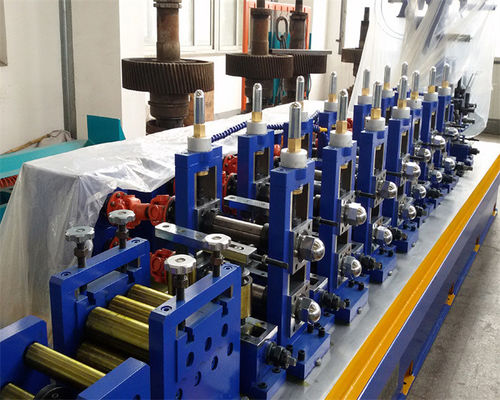 Rohr das Galvalized-Stahl-ERW, das Maschine schwarzes Stahl-ERW macht, schweißte Röhrenwerk-Linie Hektogramm 50