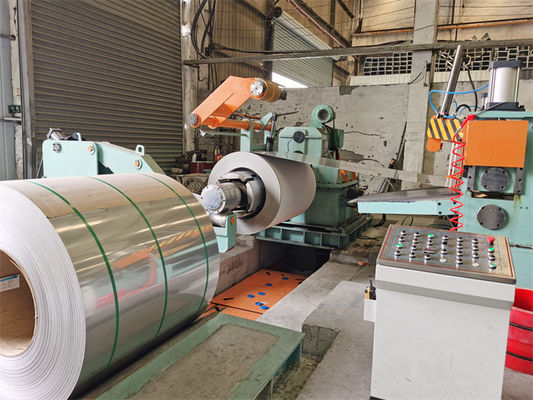 Supergeschwindigkeits-Präzision SUS Stahlspule, die Linien Maschine 3 x 1600 3mm aufschlitzt