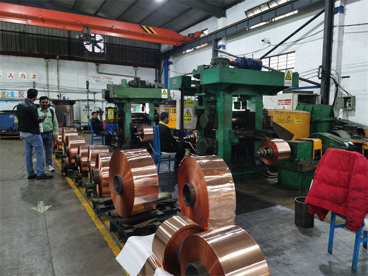 Kupfer-Brassstreifen Warmkaltwalzmaschinen Stärke von 20 mm bis 0,1 mm
