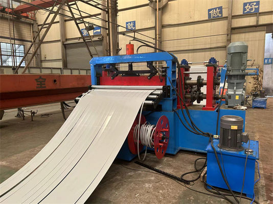 Kompakte Ecomonic GI PPGI Stahlschneidmaschine für leichte Spannweite 0,3-1,2 X 1250