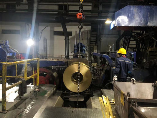 Elektrolytische Kupfer-Brass-Blattstreifen Kaltwalzmaschinenleitungen von 16 bis 3 bis 1 bis 0,03 mm